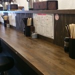 麺屋 天孫降臨 - 2013.3.26　カウンターのみ。正直狭いんでご理解の上、来店して下さいね。