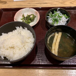 Uonuma Shokudou - 魚沼産こしひかりごはんセット