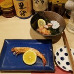 出羽鮨 - 車エビくん登場。