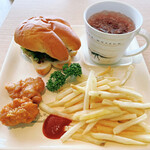 DINO CAFE - 恐竜バーガーセット