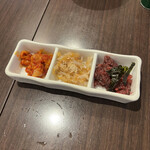 風天 - 珍味三種盛り