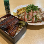 Marumatsu Ramen - 冷麺大盛り＋うな重セット