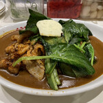神戸スタミナカレー - 大盛　トッピング　ポパイ