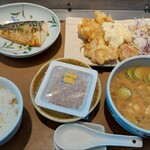 やよい軒 - 宮崎ひや汁定食納豆プラス