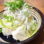 Ichiraku - 食べて欲しいツートップ、ねぎじゃこ島豆腐