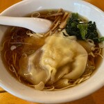 中国ラーメン揚州商人 - ワンタン麺（朝食）500円