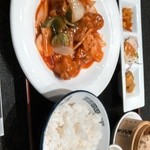 楽食 - 赤酢酢豚