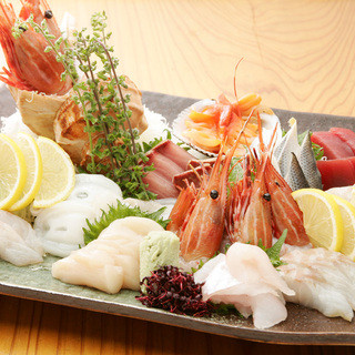 刺身が自慢です！