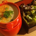 Osakana Dainingu Kiraku - 海鮮と蒸し野菜の自家製バーニャカウダ（1500円）