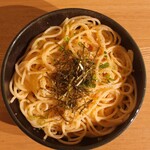 お肴ダイニング 樹楽 - 居酒屋の明太子パスタ（660円）