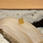 鮨 さいとう - 艶々の烏賊