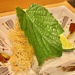 鮨 とかみ - 2022.6.  岩魚のガダイフ揚げ