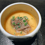 和牛lab K - ３日煮込んだ牛テールと牛骨スープの茶碗蒸し♪