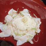 馳走 啐啄一十  - 熊本で1番細い南関の手延ゆきやぎソーメンミル貝と山芋乗せ♪