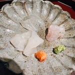 馳走 啐啄一十  - 白甘鯛、虎魚、真子鰈♪