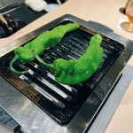 和牛lab K - 焼き万願寺唐辛子♪