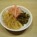 我馬 - 机上のトッピング３点セット