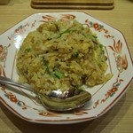 我馬 - チャーハンランチのチャーハン。ラーメンに＋１2０円。