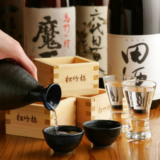旬の食材・旬のお料理に合う地酒を仕入れております！