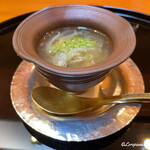 らん亭～ 美日庵 - 鱶鰭と鮑入りの鼈スープ