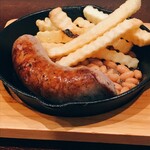 sausage and fries