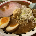 竹本商店☆つけ麺開拓舎 - こがし醤油ラーメン