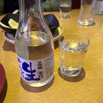 Sushiro - 冷酒…久々に飲むとやはりウマい、普通酒で良いんです