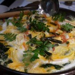 多満喜 - 白魚と筍の玉〆です　これで４人前です