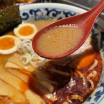 九段 斑鳩 - 辛旨濃厚煮玉子らー麺 900円 
