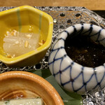 食堂こなん - 白だつ炒り米  岩水雲