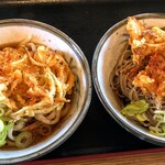 新川うどん店 - 新川うどん店　ダブル天ぷら