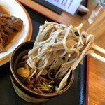 新川うどん店 - 新川うどん店　これはお汁につけて食べます