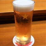 てんぷら 味覚 - 生ビール　700円