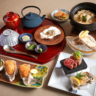 牡蠣尽くしランチ 【平日特別価格3300円→2750円】 : 料理屋 紅炉庵 なんば - 大阪難波/割烹・小料理 | 食べログ
