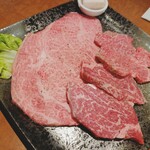 肉屋の二階 - サーロイン(*^^*)　ひれ、ランプ　二人前