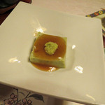 Konabessou - 夕食のヨモギ豆腐