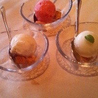 THE FUNATSUYA - バニラアイス、イチゴシャーベット、リンゴシャーベット