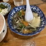 みなと食堂 - せんべい汁