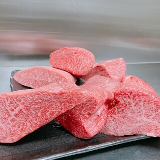 Rare parts of Matsusaka beef