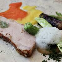 イル ギオットーネ 京都本店 - 京都産もち豚の炭火焼き