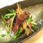 肉割烹 湧月 - ■牛ハラミの山葵和え