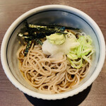 つねとら - 冷たい蕎麦を選択