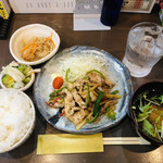 家庭料理居酒屋 よってって - ♪チンジャオロース風定食　¥500