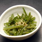 三陸産　茎わかめポン酢