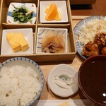 うちの食堂 - 具沢山タルタルの鶏南蛮御膳（1180円?）