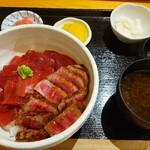 寿し小松 - マグロ・和牛ステーキ丼