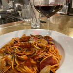 Arte - ボンゴレロッソとキャンティクラシコ