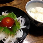 隠家 あわい - 黄身の醤油漬け