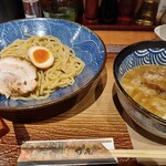 Menshou Taketora - ゆず魚介豚骨つけ麺@980円