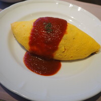 厳選洋食さくらい - オムライス　ケチャップ